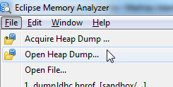 Open heap dump